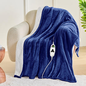 Greenoak heated blanket used at a desk in an office