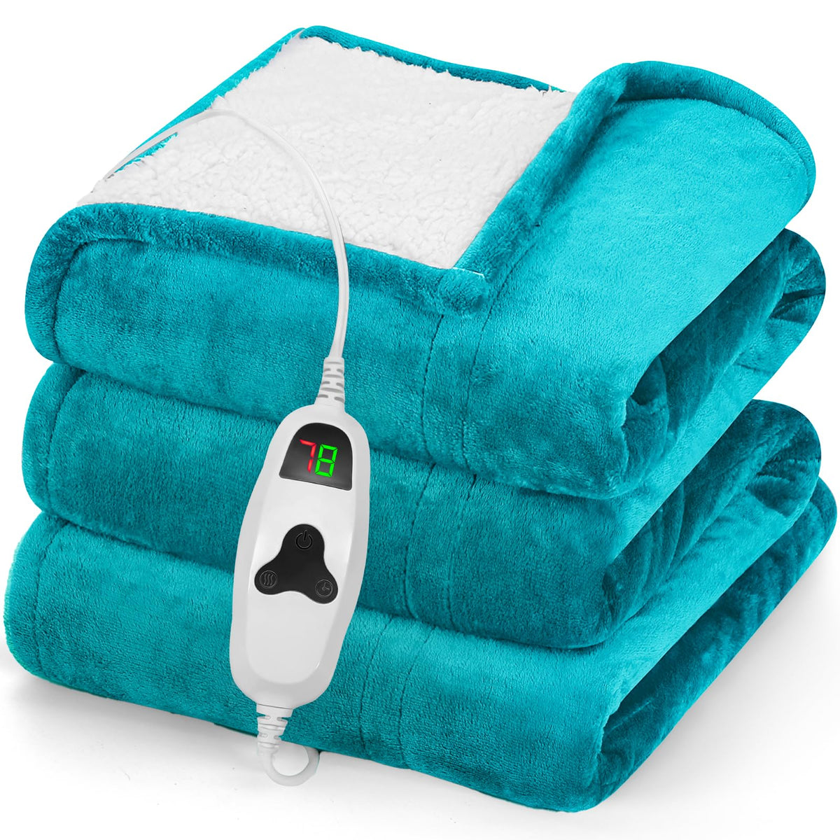 greenoak heated blanket 50x60 on bed delivers cozy warmth