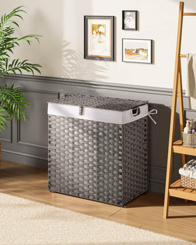 Greenstell handwoven rattan hamper emphasizing durable construction for daily use