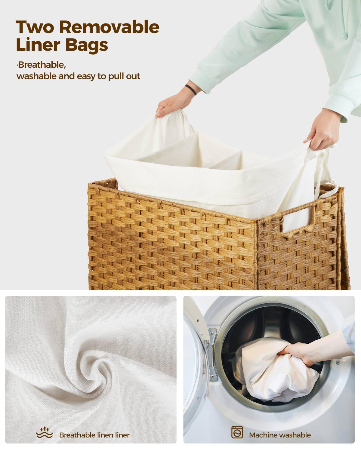 Greenstell five mesh laundry bags simplify washing and fabric sorting.