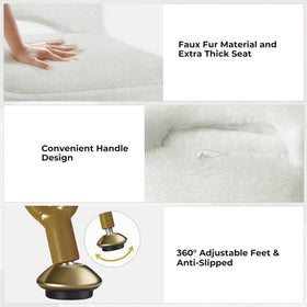 Greenstell vanity stool arrives ready-to-assemble with included tools.