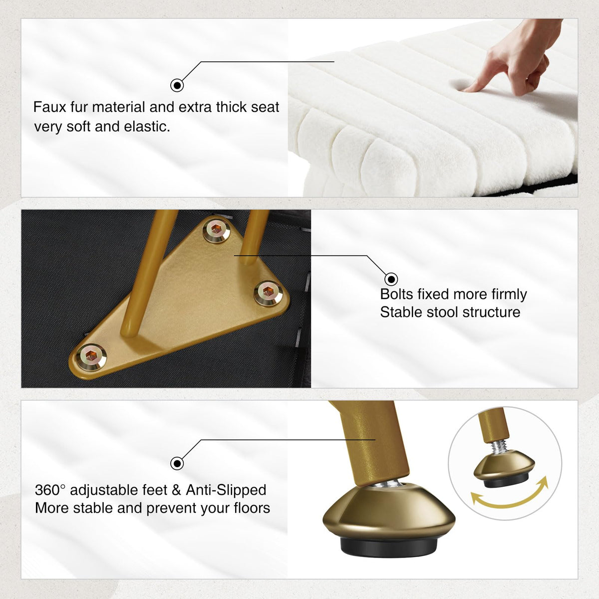Under-seat storage keeps daily essentials neatly within reach