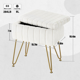 Versatile Greenstell stool enhances bedroom or dressing room aesthetics