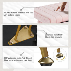 Internal storage compartment of Greenstell vanity stool