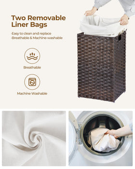 Greenstell waterproof foot pads protect floors and stabilize the basket.