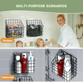 Greentainer large-capacity organizer doubles as shower shelf and laundry bin.