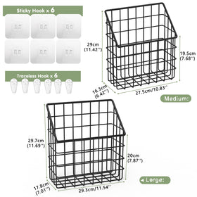 Greentainer rustproof metal basket endures humidity for durable bathroom organization.