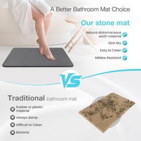 Greenturf mat shows rubber layer for extra grip and durability