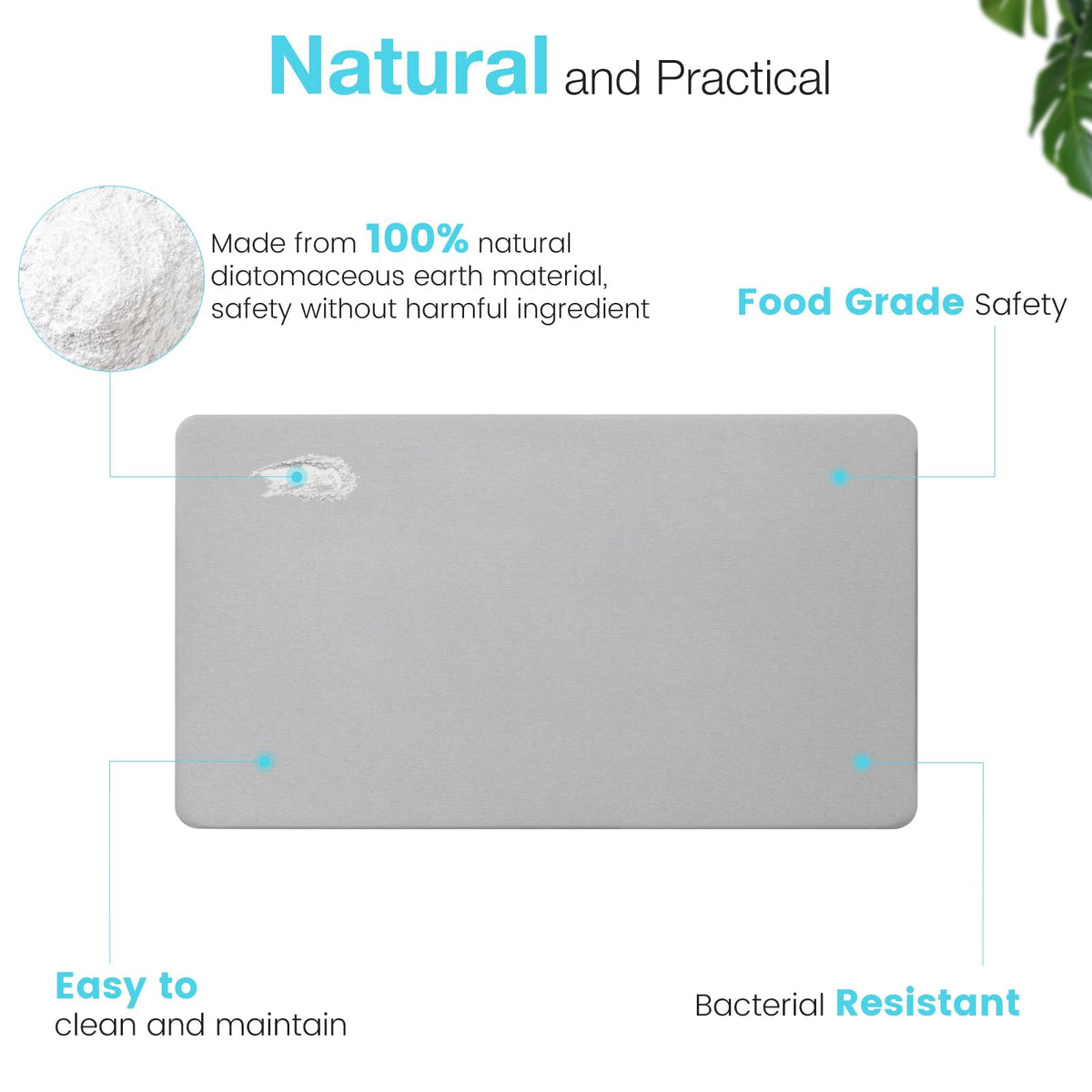 Greenturf mat includes non-slip rubber layer to reduce slips.