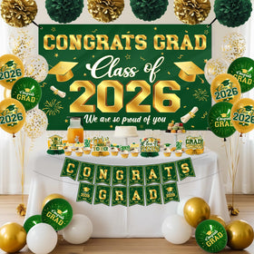 GREHUMOR Graduation hanging swirls introduce movement for photo moments