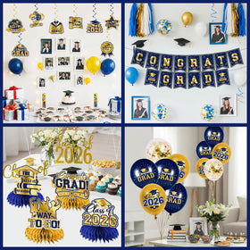 GREHUMOR graduation swirls hanging from ceiling for dynamic decor