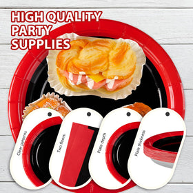 Grencian party tableware setup perfect for easy cleanup after celebrations