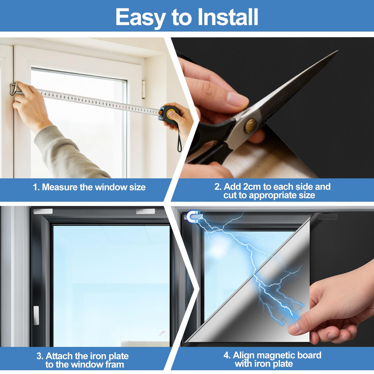 Grestar versatile blackout solution for bedroom, nursery, RV and home theater