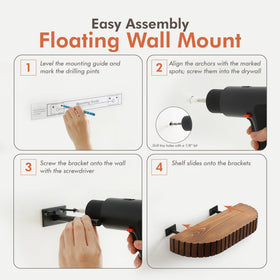 GRID FORTE wall-mount hardware included for quick, secure installation