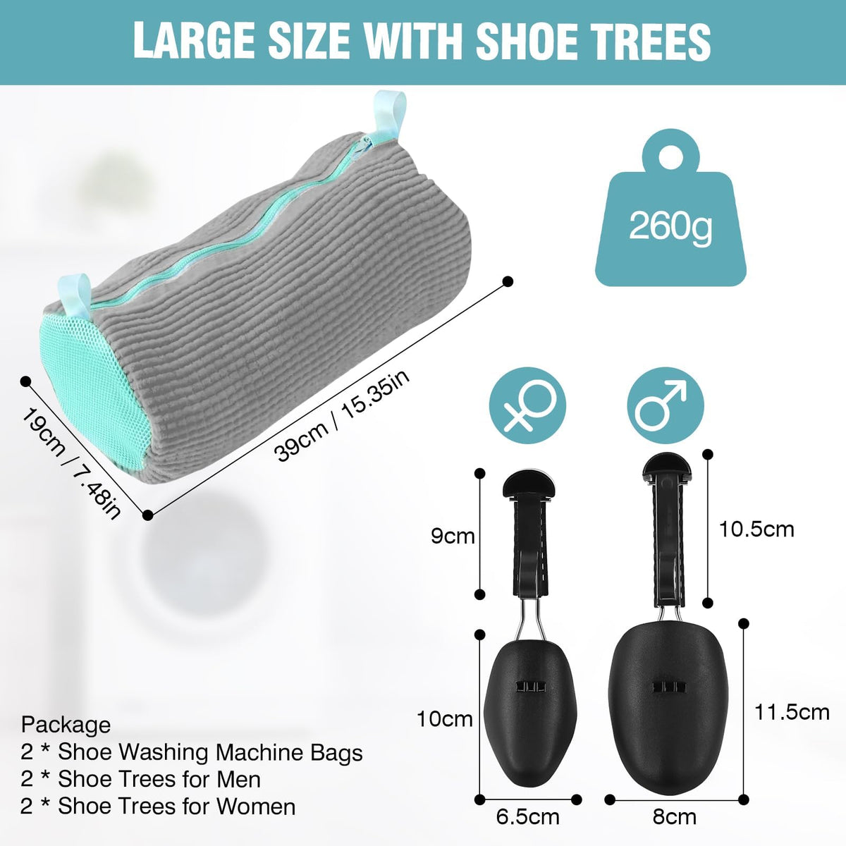 Gripooaven dual shoe trees help keep sneakers' shape and reduce creasing