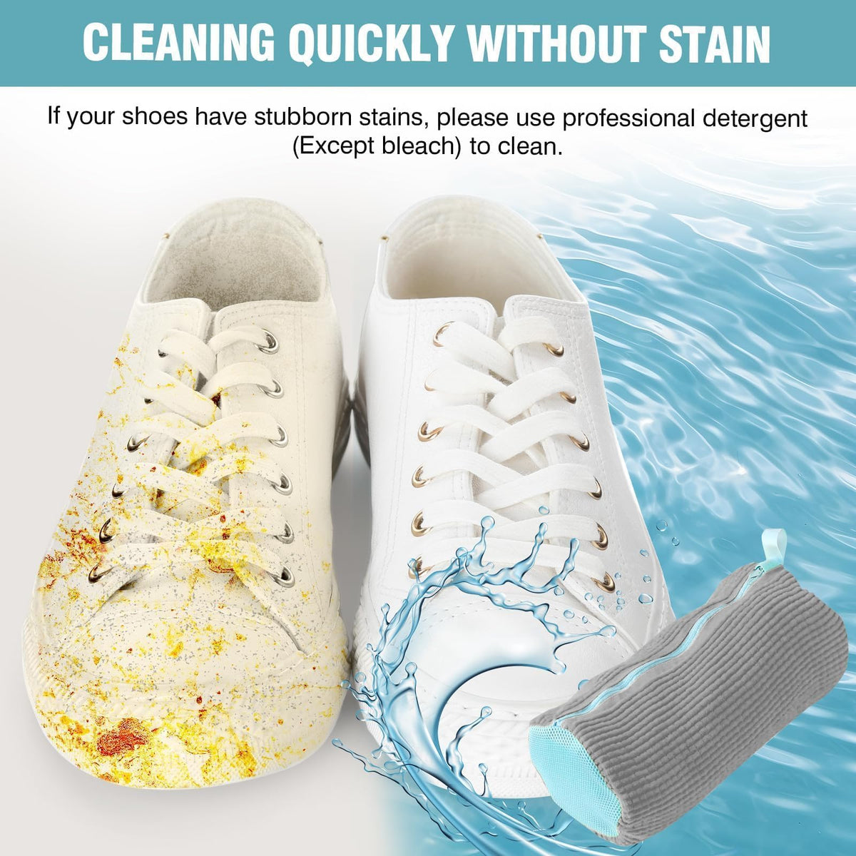 Gripooaven multi-use laundry bag for sneakers slippers and delicates