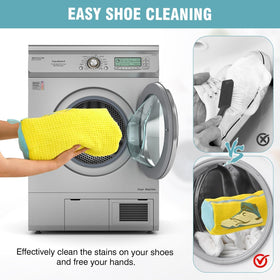 Gripooaven yellow stitching-strength bag provides long-lasting shoe protection