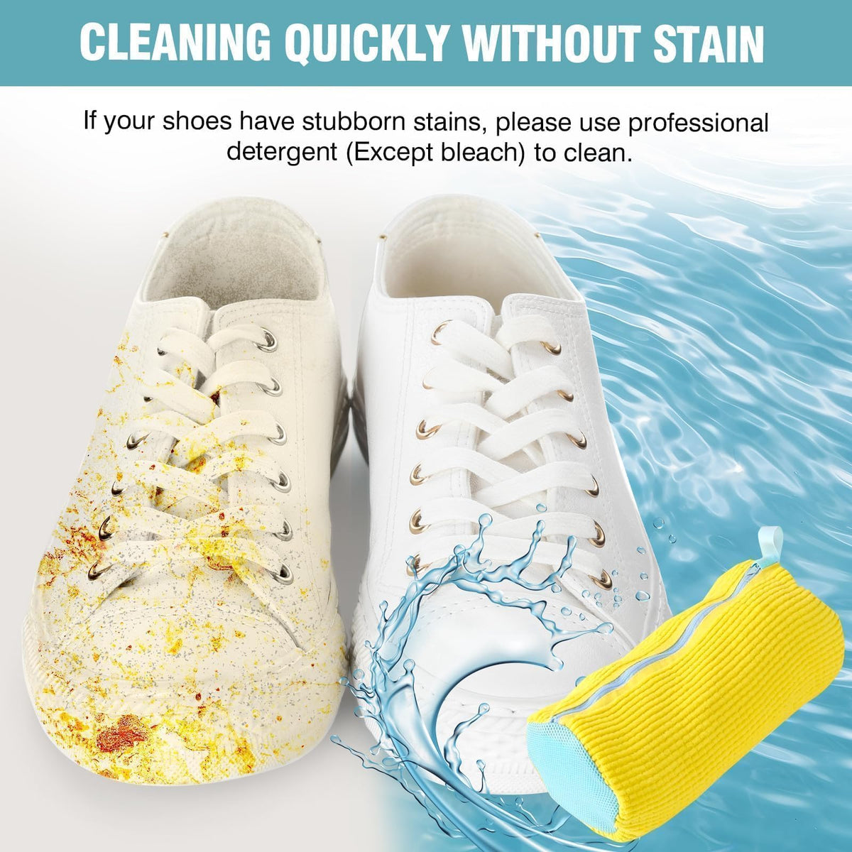 Gripooaven yellow vacuum-packed packaging saves space and ensures hygiene