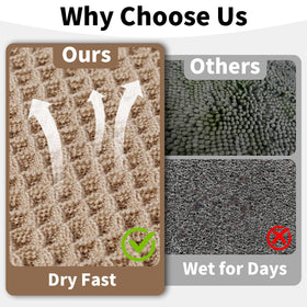 GRLYUH quick-dry waffle weave absorbs moisture quickly