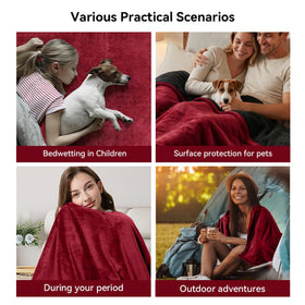 GROOSE blanket is machine washable for easy care in cold water.