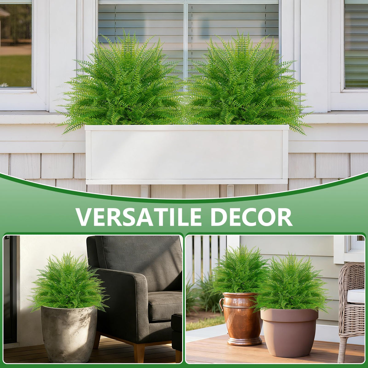 Grooy weather-resistant topiary for patios keeps color season after season.