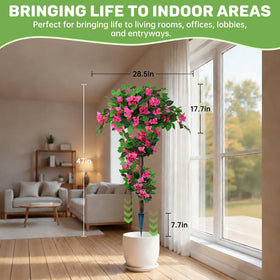 Grooy weatherproof topiary demonstrating durability under sun and rain