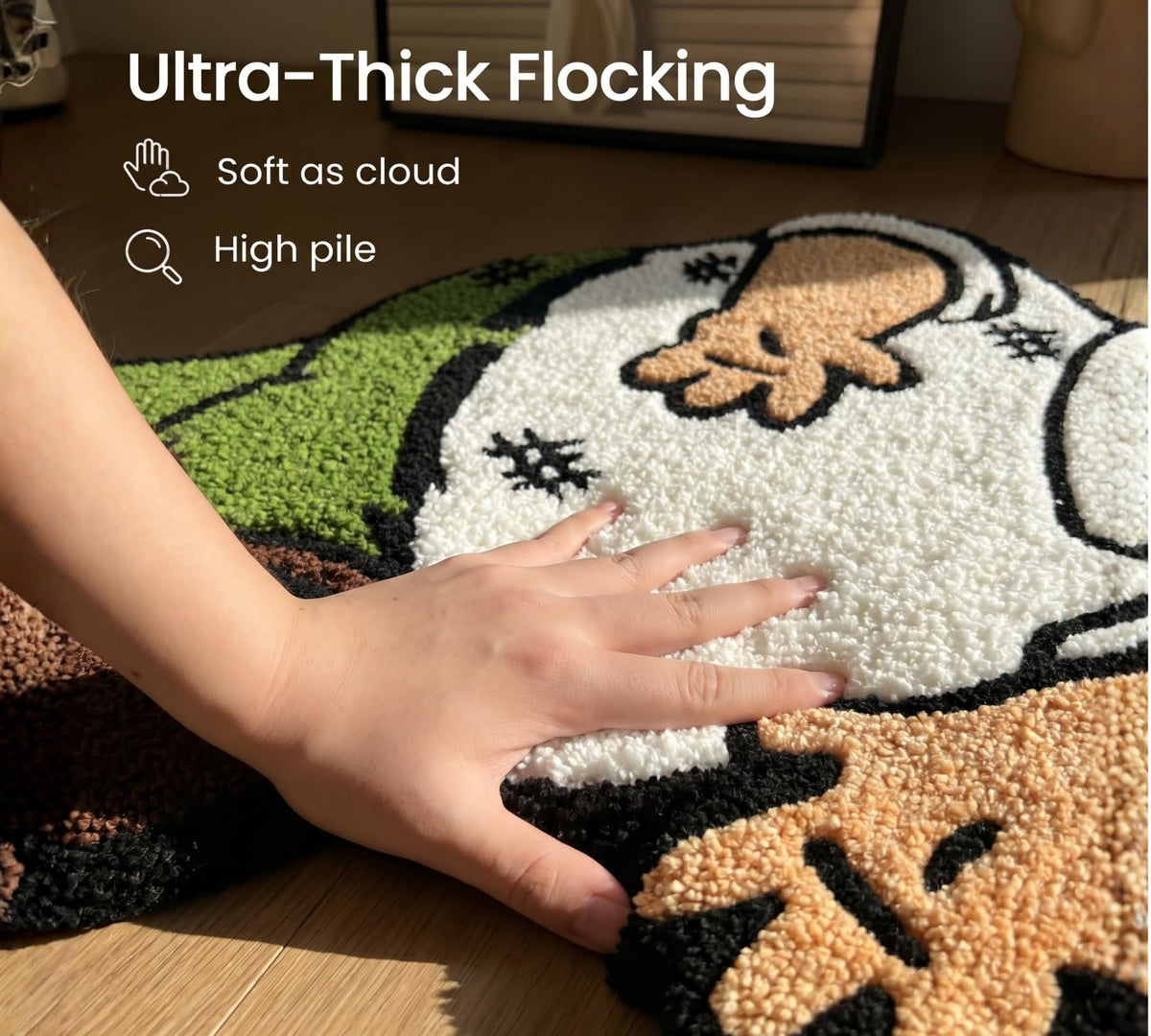 GROVETA 3d-graphic-rug living-room adds bold visual depth to decor.