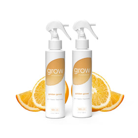 Grow Fragrance Golden Grove bottle 5 oz ready for freshening fabrics in closets.