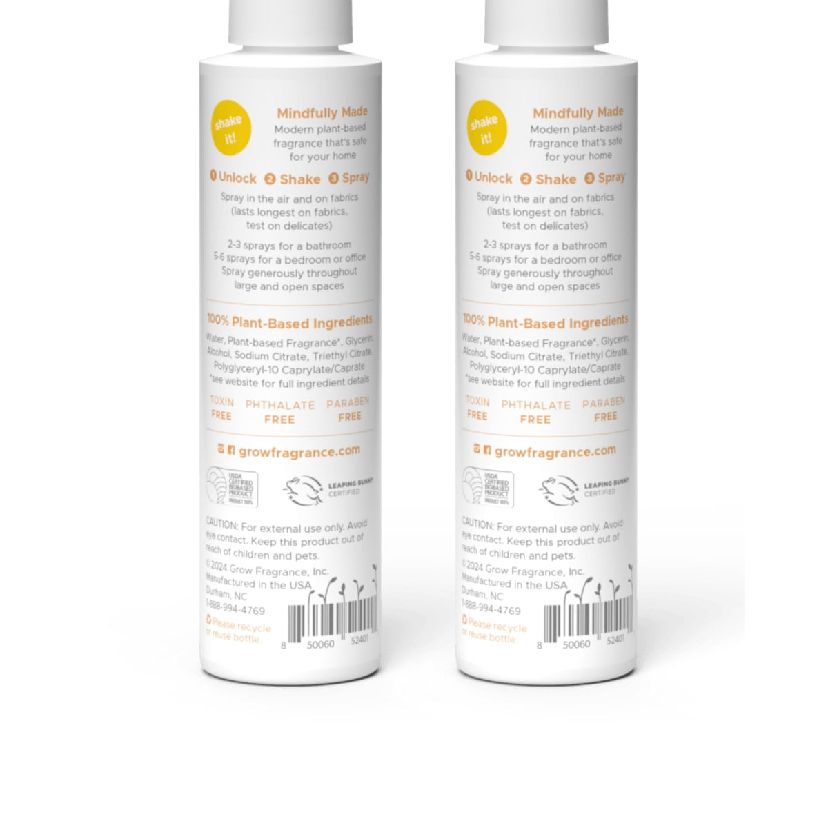 Grow Fragrance Golden Grove citrus-green notes cultivate a subtle, uplifting atmosphere.