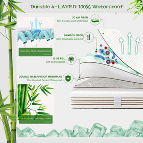 Deep pocket design securely fits up to 26-inch mattresses for a smooth lay