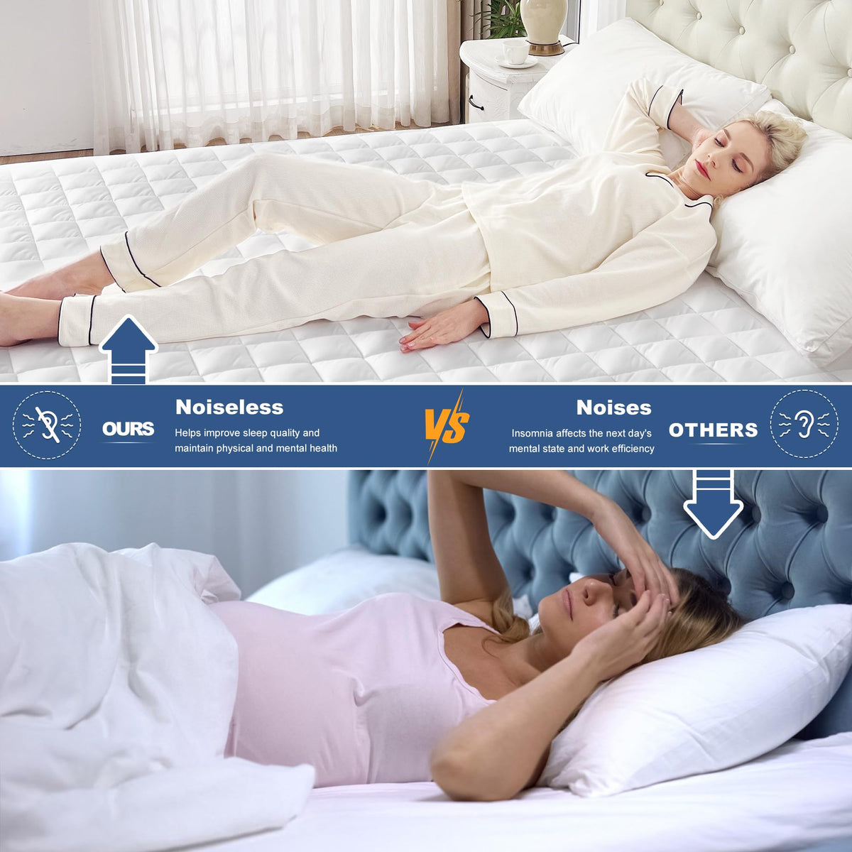 GRT machine-washable mattress pad makes cleaning quick and simple