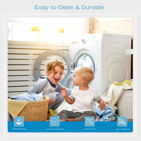 GRT machine-washable twin protector is easy to clean
