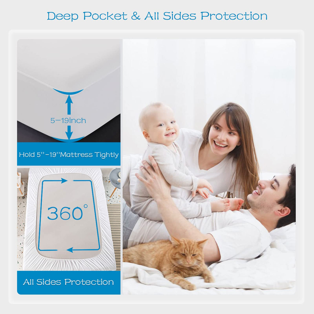 GRT twin protector is vinyl-free, a safer option for family use.
