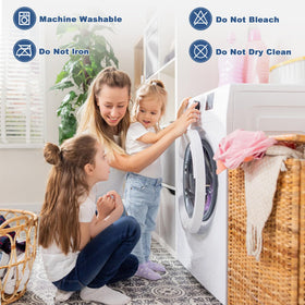 GRT Twin XL Mattress Protector packaging highlights easy care and machine washability