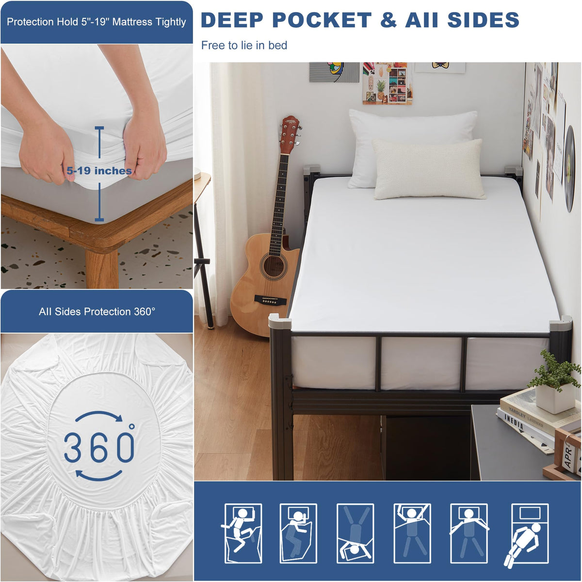 GRT twin XL protector vinyl-free material supports a safe family space