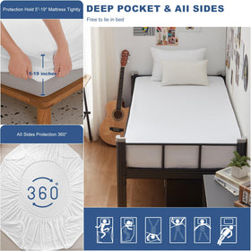 GRT twin XL protector vinyl-free material supports a safe family space