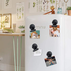 Grtard whiteboard and fridge magnets clip keeps schedules visible and tidy.