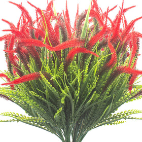 Grunyia 10-bundle outdoor flowers fluttering with green leaves, year-round color.