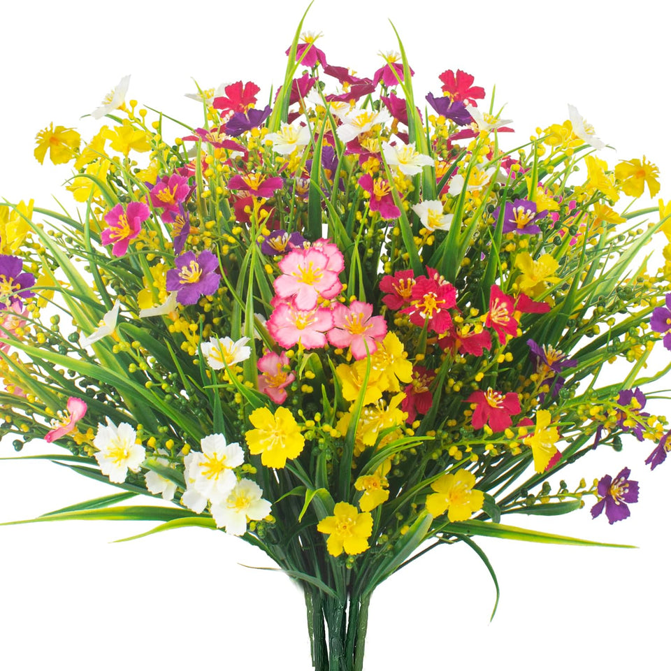 Grunyia artificial flowers closeup petals show lifelike color for year-round decor