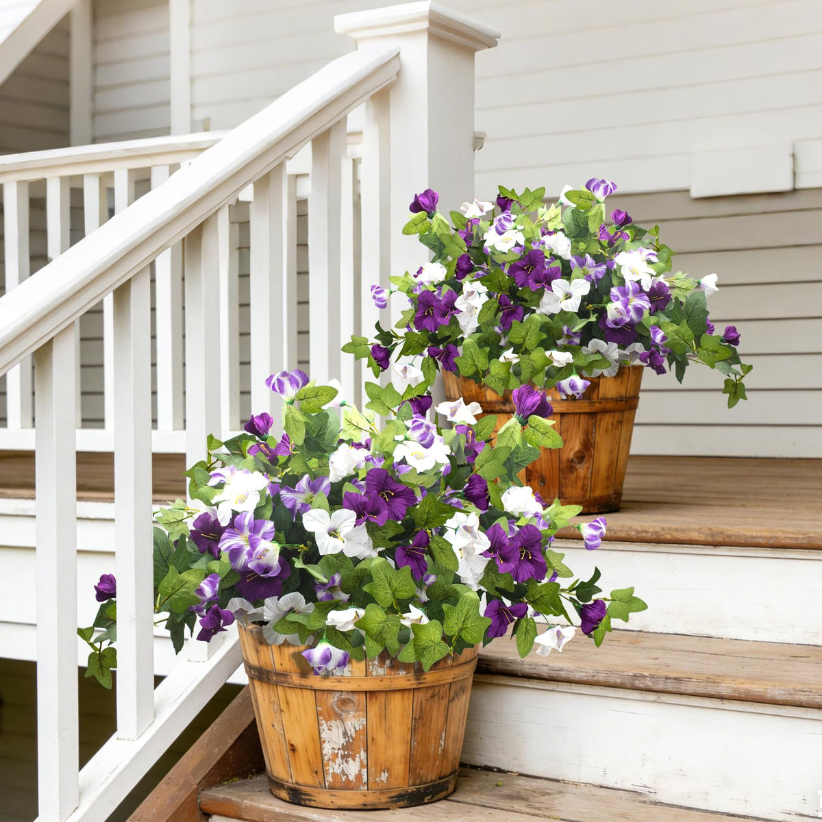 Grunyia artificial petunia soft silk flowers offering realistic look