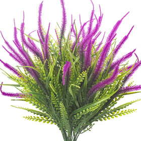 Grunyia artificial flower bundle for outdoor spaces, UV resistant for long-lasting color.