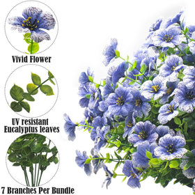 Grunyia blue daisy porch setup adds instant curb appeal.