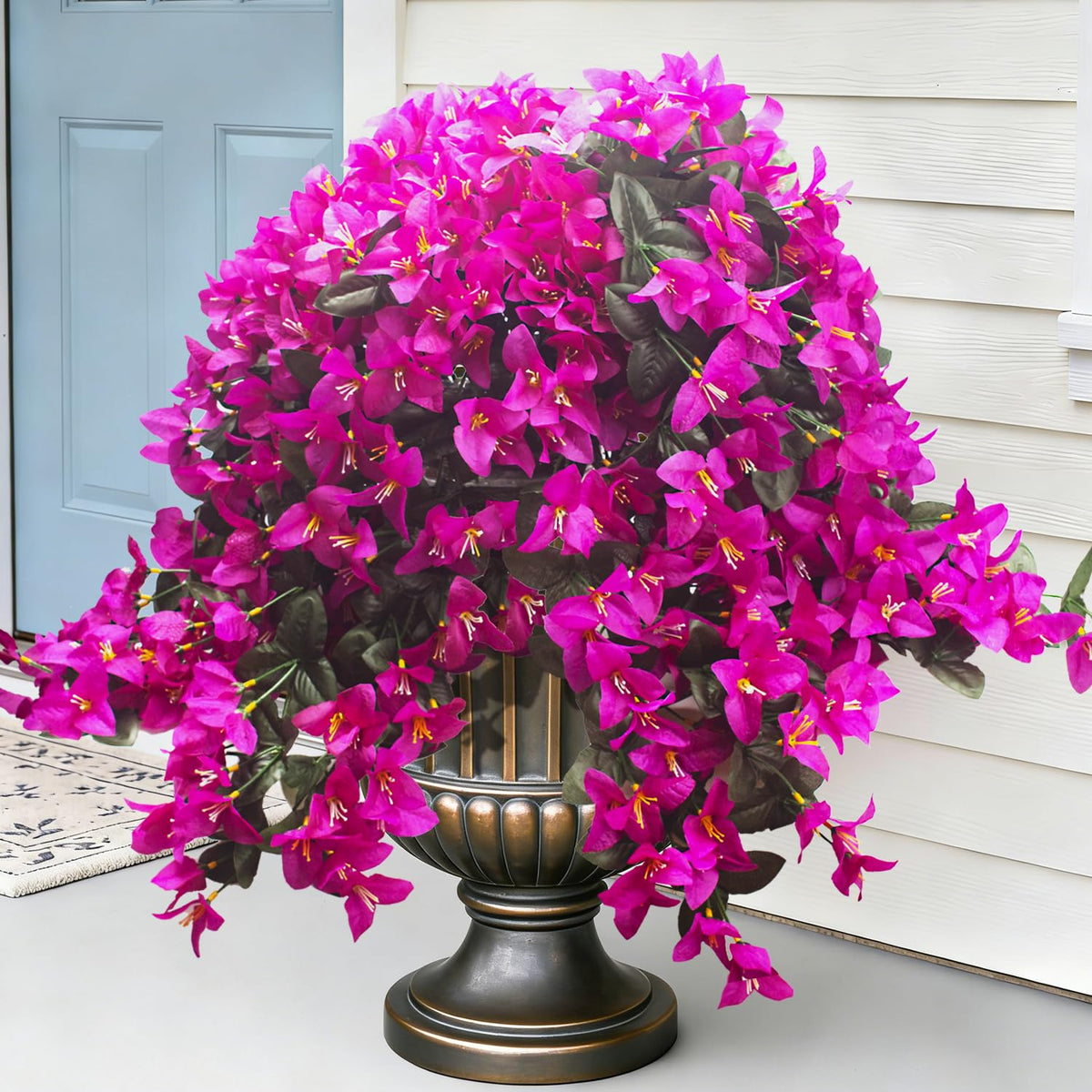Grunyia bougainvillea fuchsia outdoor UV-resistant vines for porch decor.