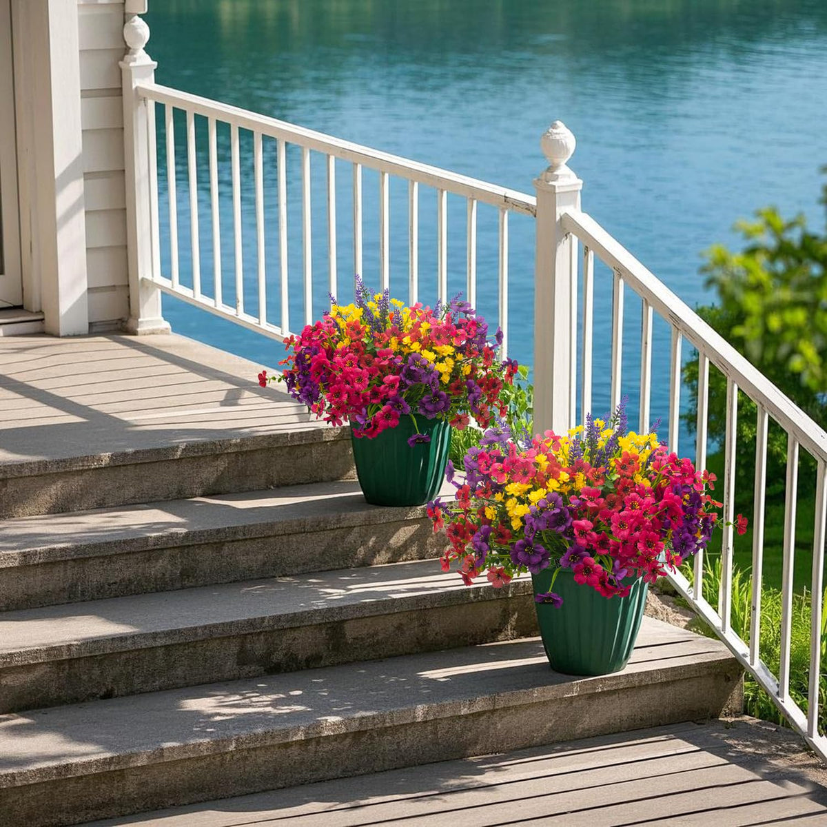 Grunyia cemetery-friendly artificial blooms for respectful, long-lasting memorial displays.