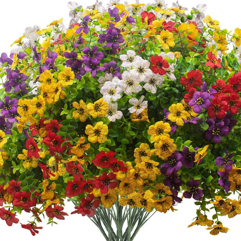 Grunyia outdoor daisy bundles brighten porches and patios with realistic color