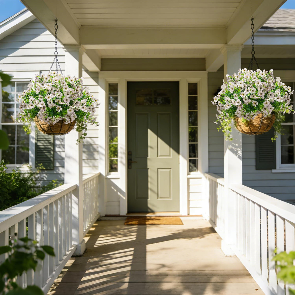 Grunyia durable outdoor florals withstand rain and wind without fading