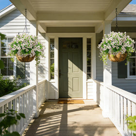 Grunyia durable outdoor florals withstand rain and wind without fading