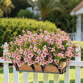 Grunyia easy-install spikes simplify outdoor arrangement.