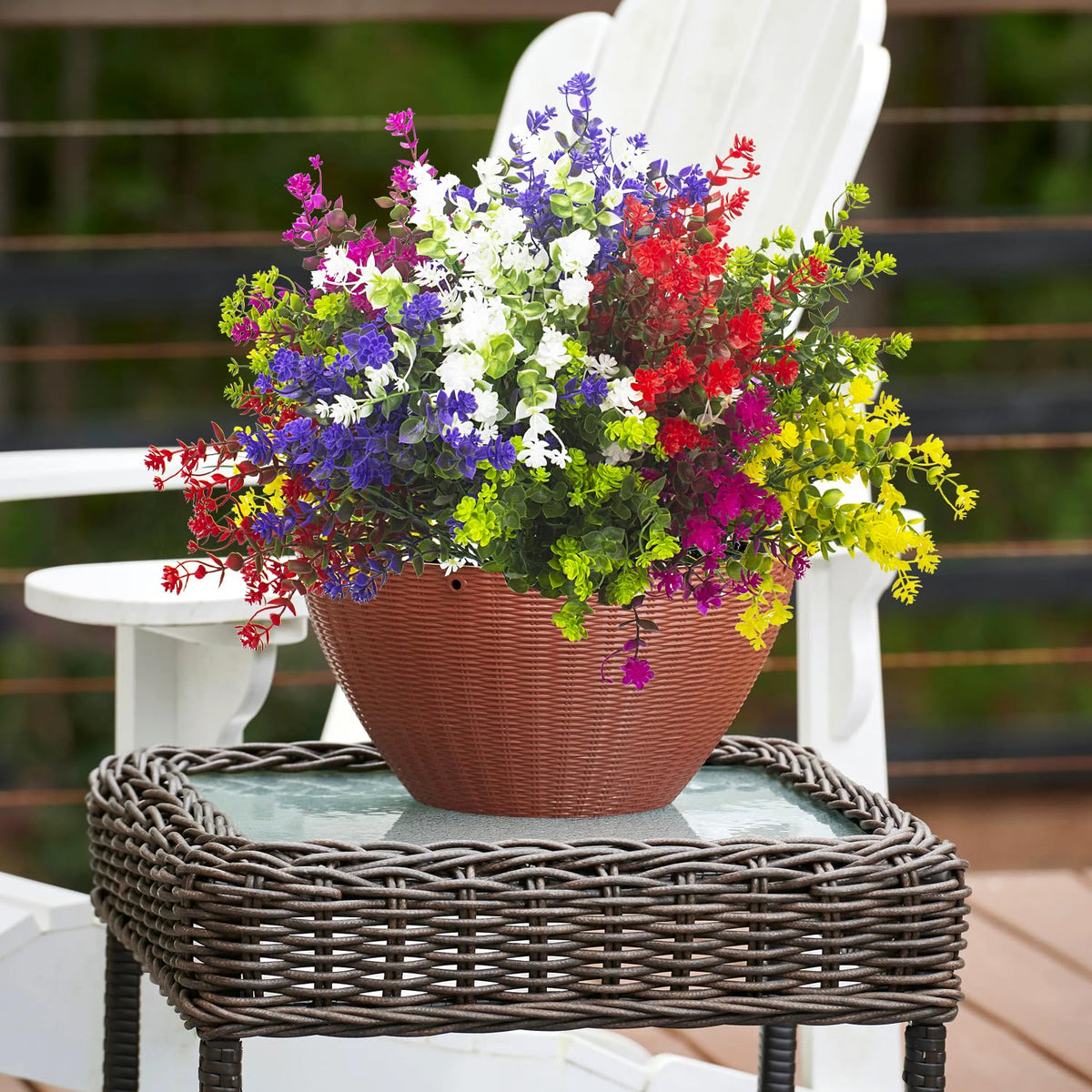 Grunyia outdoor decor adds versatile color to garden borders.