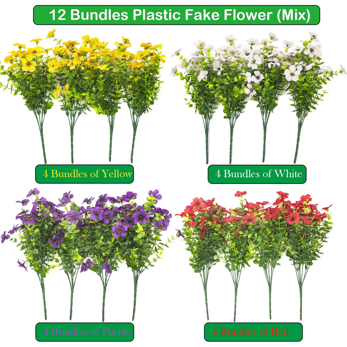 Grunyia faux daisies for porch provide year-round charm with UV resistance